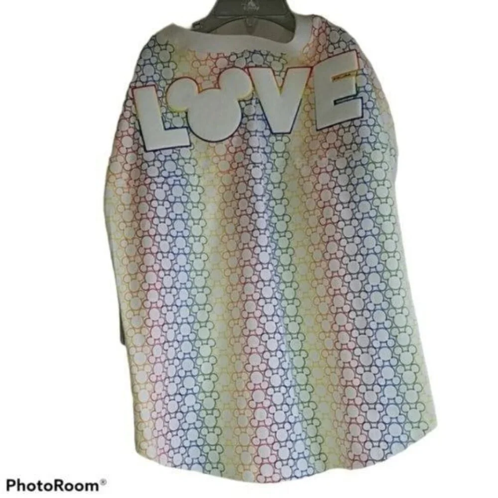 Dog T Shirt Disney Spirit Jersey Pride Rainbow EX Large Top Shirt MICKEY MOUSE